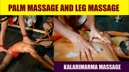 Palm massage and leg massage 180 short videos package