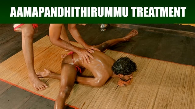 Palm massage therapy segment in Kalari marma therapy - AAMAPANDHI TREATMENT (Duration : 01:06:04)