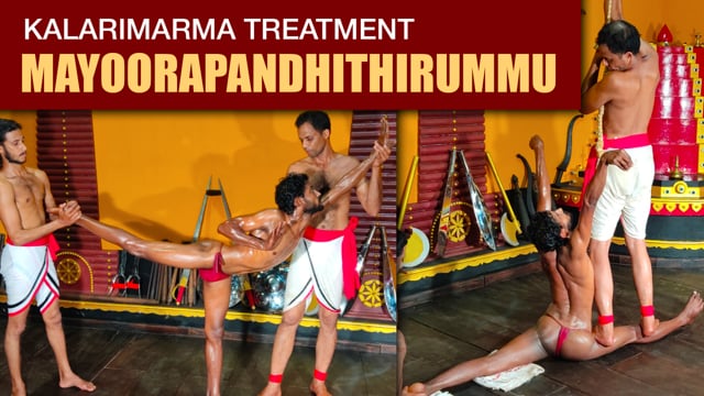 Palm massage therapy segment in Kalari marma therapy - MAYOORAPANDHITHIRUMMU (Duration : 01:00:15)
