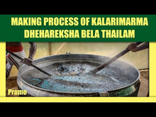 Load and play video in Gallery viewer, Making of Kalari Marma Dheharaksha Bela Thailam (Duration : 03:10:49)
