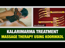 Load and play video in Gallery viewer, Tool therapy segment in Kalari marma therapy - Koorikkol (Duration : 05:28:45)
